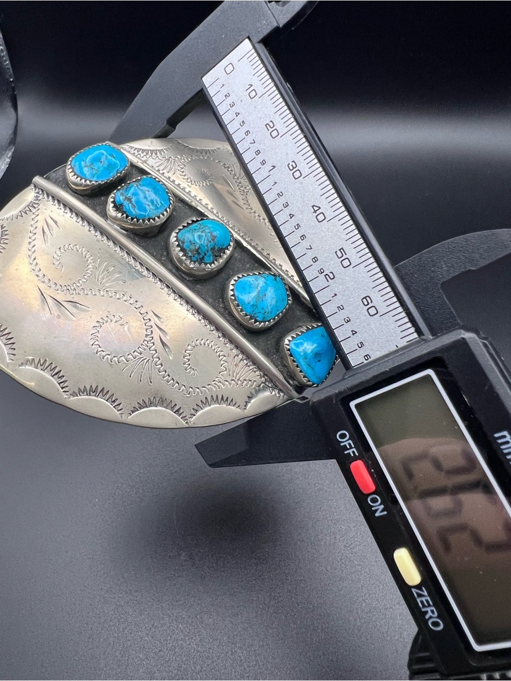 Turquoise Belt Buckle - Picture 6 of 10